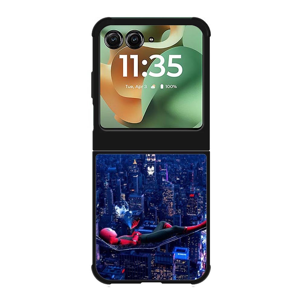 Spiderman In Sky Motorola Moto RAZR 2025 Case