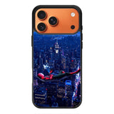 Spiderman In Sky iPhone 17 Pro Case