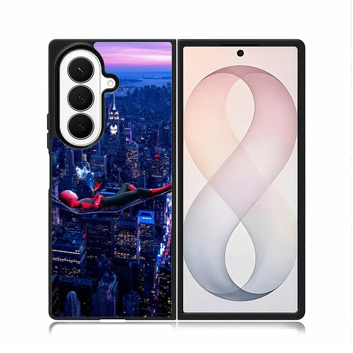 Spiderman In Sky Samsung Galaxy Z Fold 8 Ultra Case