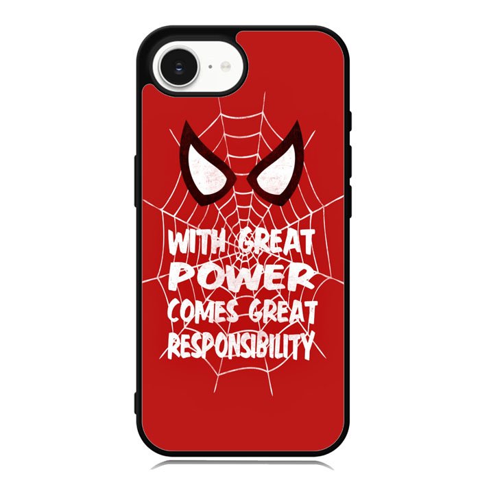 The Great Power Spiderman iPhone 16e Case DC1856
