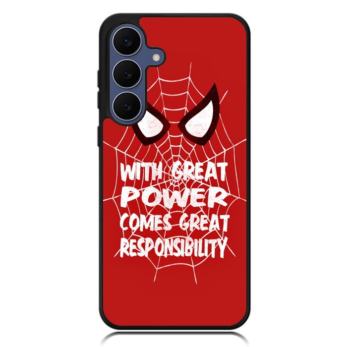 The Great Power Spiderman Samsung Galaxy S25 Plus , Samsung Galaxy S25+ Case DC1856