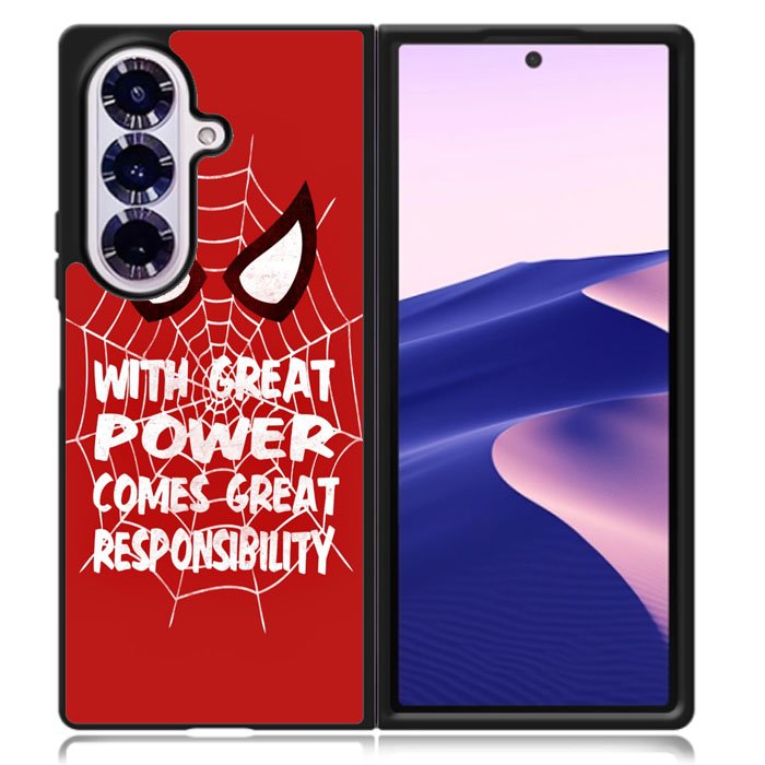 The Great Power Spiderman Samsung Galaxy Z Fold 7 Case DC1856