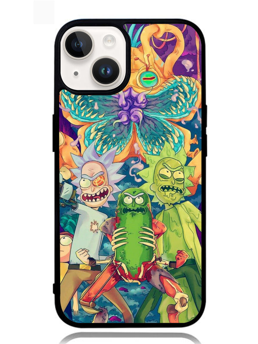 Rick Sanchez With Pickles iPhone 14 Case BLN0851