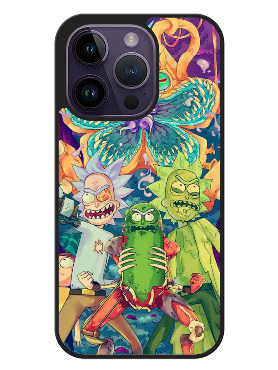 Rick Sanchez With Pickles iPhone 14 Pro Case BLN0851