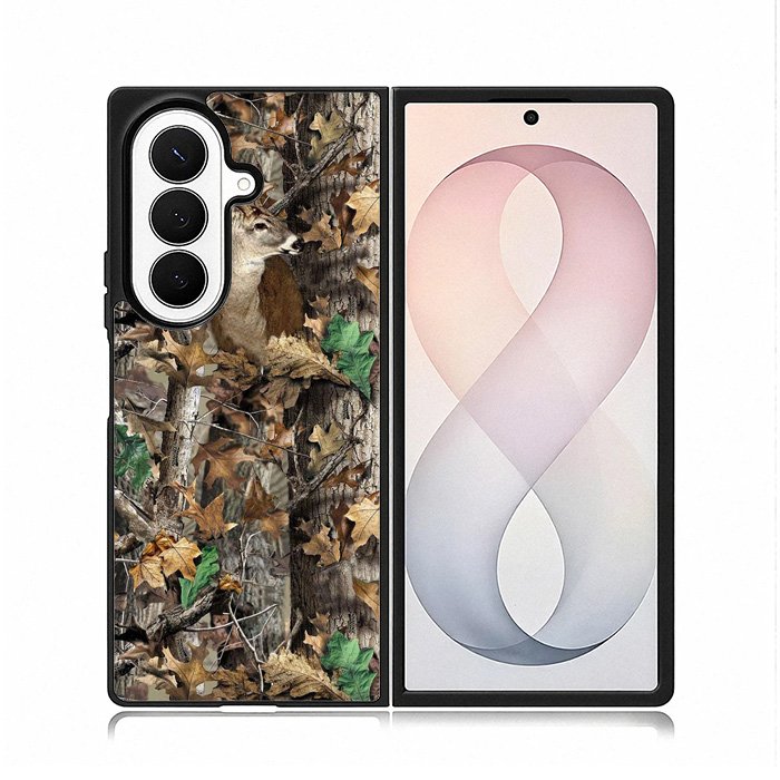 Realtree Camouflage Samsung Galaxy Z Fold 8 Ultra Case DC1562
