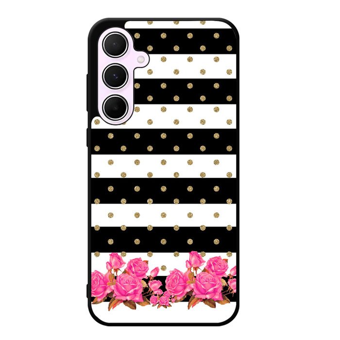 Flower Stripes Polka Samsung Galaxy A15 5G Case DC0652