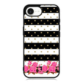 Flower Stripes Polka iPhone 16e Case DC0652
