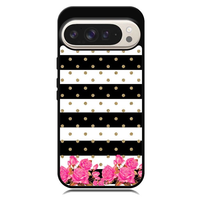 Flower Stripes Polka Google Pixel 10 | Google Pixel 10 Pro Case DC0652