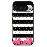 Flower Stripes Polka Google Pixel 9 | Google Pixel 9 Pro Case DC0652