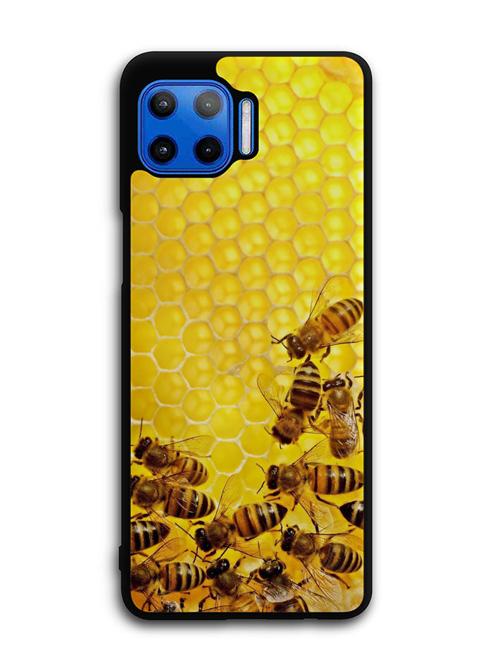Bee Honeycomb Motorola Moto One 5G Case , Moto One 5G UW Case , Moto G 5G Plus Case