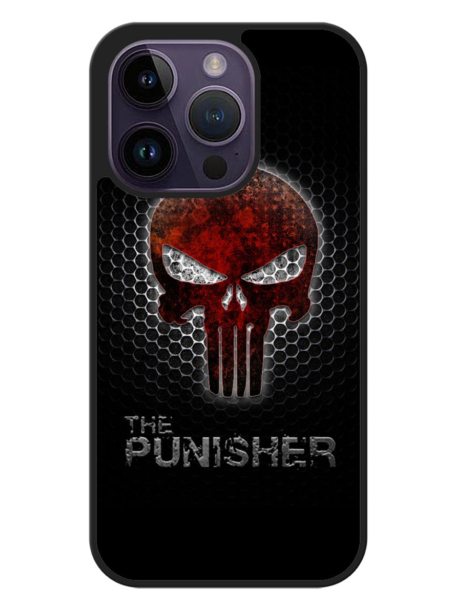 The Punisher Skull Logo iPhone 14 Pro Case BLN1795