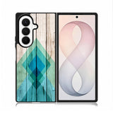 Simple Aztec On Wood Samsung Galaxy Z Fold 8 Ultra Case DC1670
