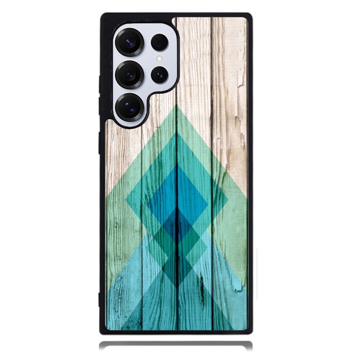 Simple Aztec On Wood Samsung Galaxy S24 Ultra Case DC1670