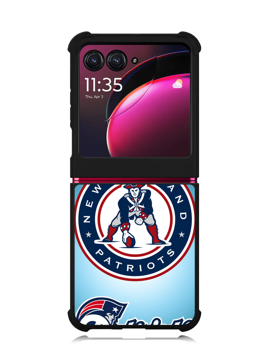 New England Patriots Logo 6th Motorola Moto Razr Plus 2023 , Moto Razr+ 2023 Case