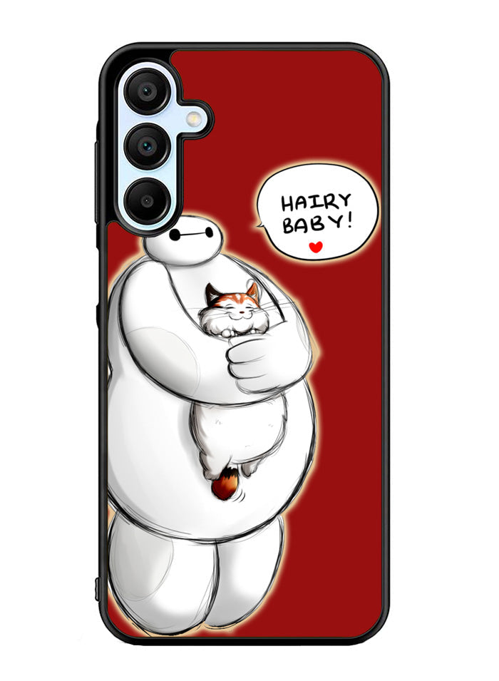 Cat and Baymax Hairy Baby Samsung Galaxy A15 5G Case