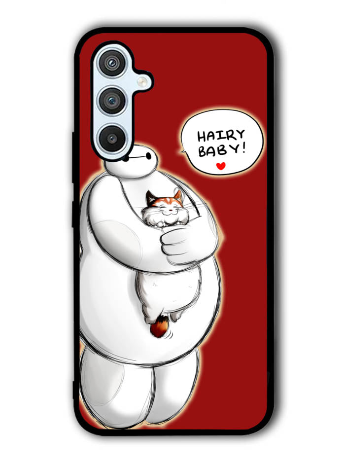 Cat and Baymax Hairy Baby Samsung Galaxy A54 5G Case