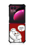 Cat and Baymax Hairy Baby Motorola Moto Razr Plus 2023 , Moto Razr+ 2023 Case