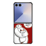 Cat and Baymax Hairy Baby Samsung Galaxy Z Flip 7 5G Case