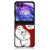 Cat and Baymax Hairy Baby Motorola Moto Razr Plus 2024 , Moto Razr+ 2024 Case
