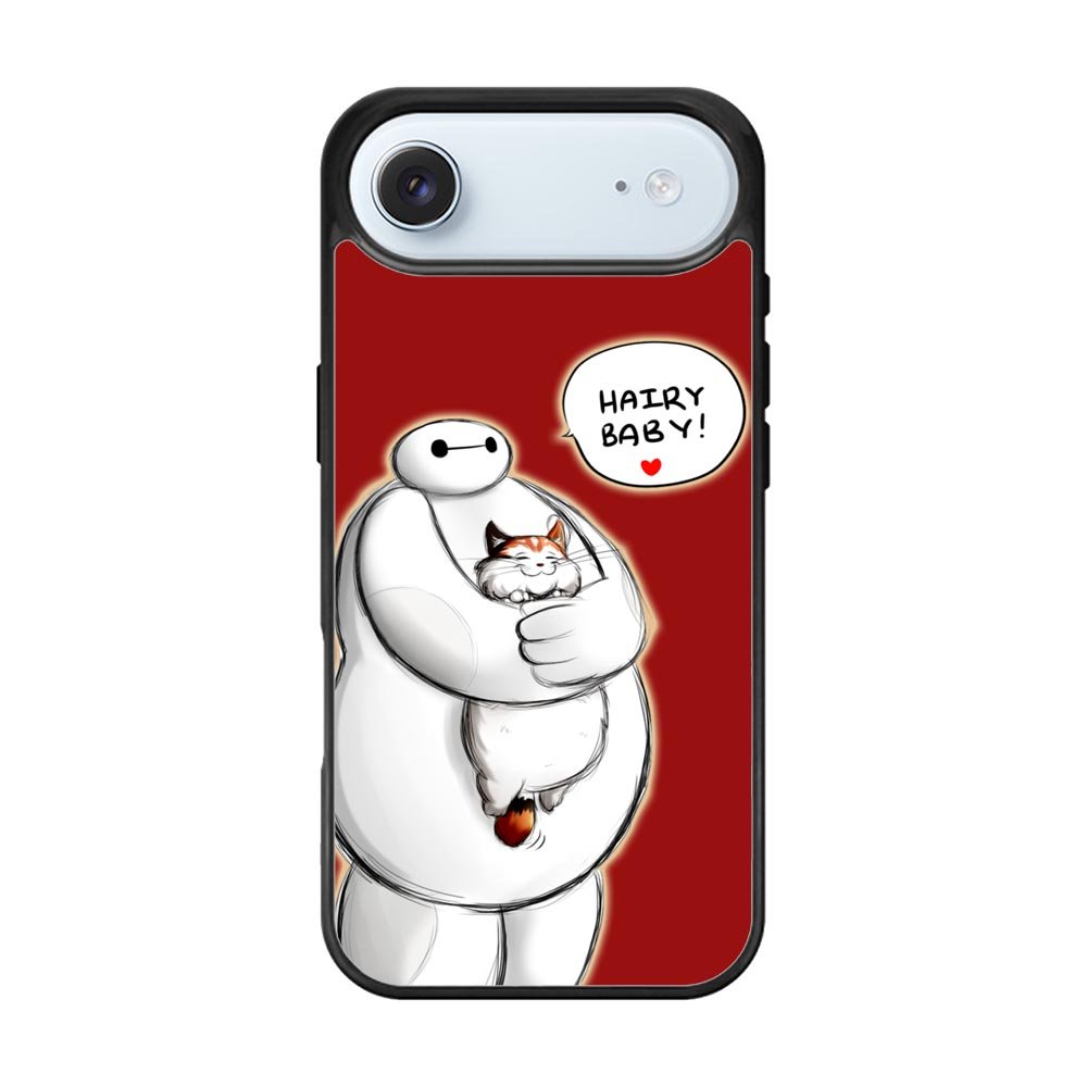 Cat and Baymax Hairy Baby iPhone Air Case