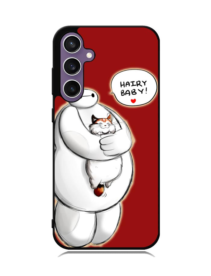 Cat and Baymax Hairy Baby Samsung Galaxy S23 FE 5G Case