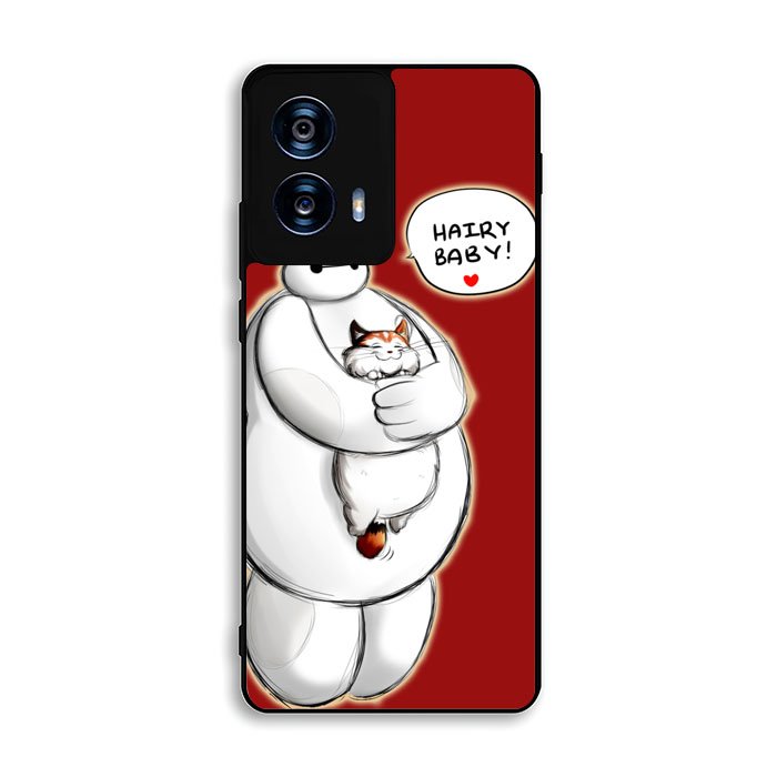Cat and Baymax Hairy Baby Motorola Moto G Power 5G 2024 Case DC2073