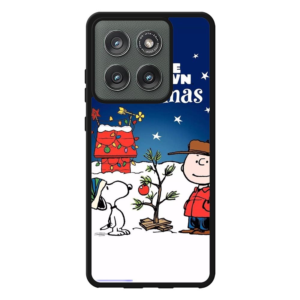 A Charlie Brown Peanuts Christmas Cartoon Motorola Moto Edge 2025 Case