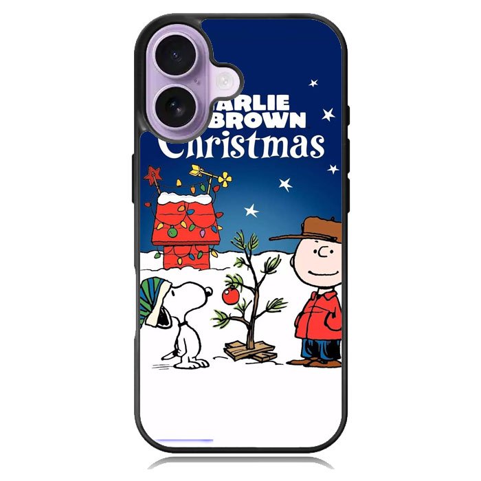 A Charlie Brown Peanuts Christmas Cartoon iPhone 16 Plus Case DC0009