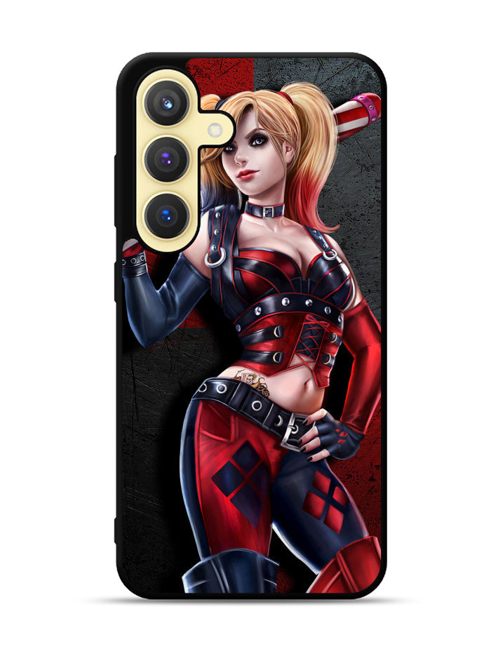Suicide Squad Movies Harley Quinn Vector Red Samsung Galaxy S25 Plus 5G , Samsung Galaxy S25+ 5G Case