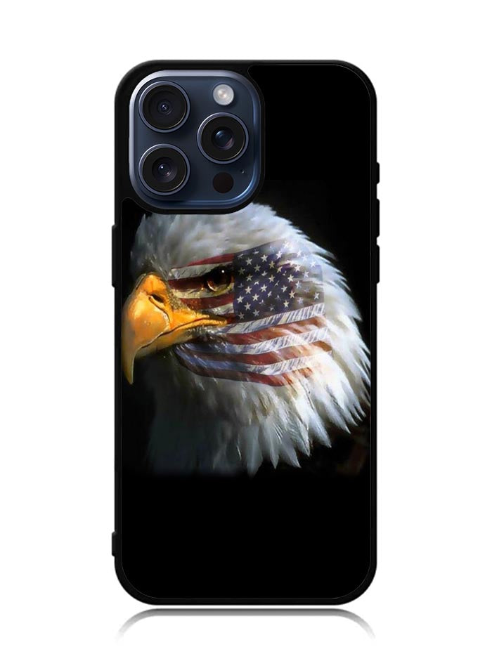 American Flag Eagle Country iPhone 15 Pro Max Case