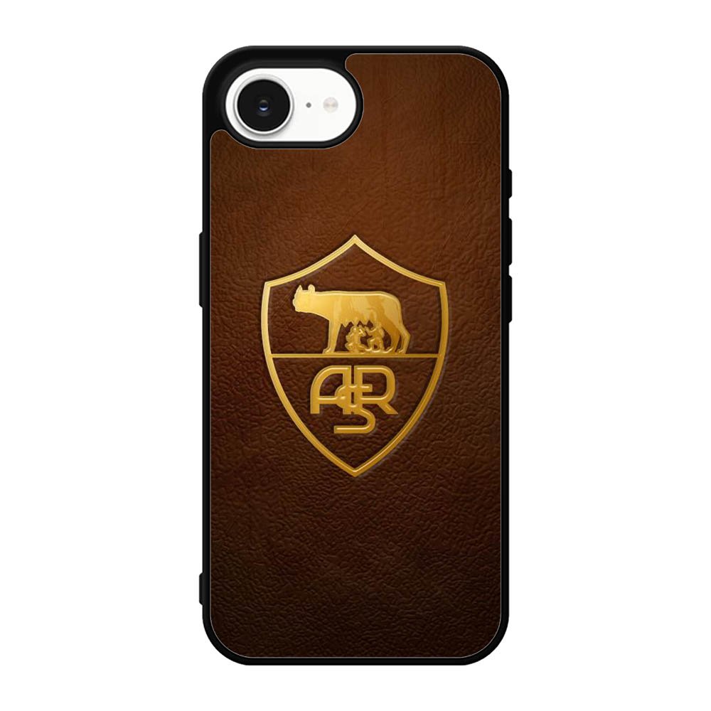 As Roma Leather Logo Soccer iPhone 17e Case DC0096