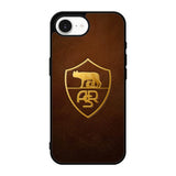 As Roma Leather Logo Soccer iPhone 17e Case DC0096