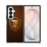 As Roma Leather Logo Soccer Samsung Galaxy Z Fold 8 Ultra Case DC0096