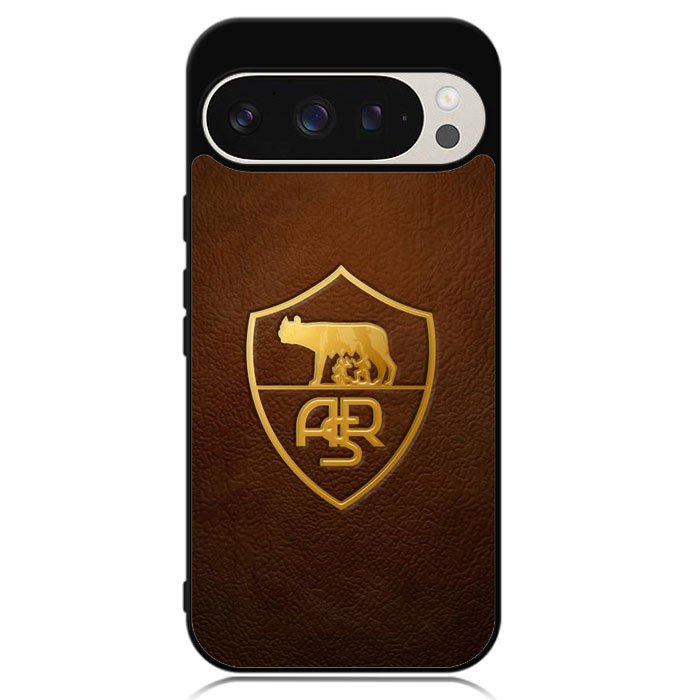 As Roma Leather Logo Soccer Google Pixel 9 | Google Pixel 9 Pro Case DC0096