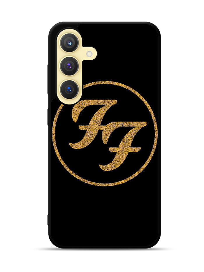 Foo Fighters Band Logo Gold Samsung Galaxy S24 Plus 5G , Samsung Galaxy S24+ 5G Case
