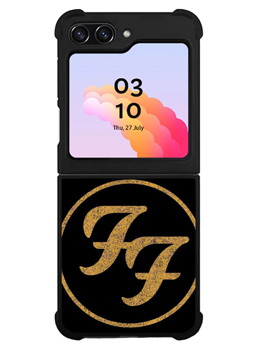 Foo Fighters Band Logo Gold Samsung Galaxy Z Flip 5 5G 2023 Case
