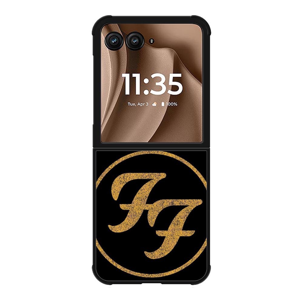 Foo Fighters Band Logo Gold Motorola Moto RAZR Plus 2025 Case