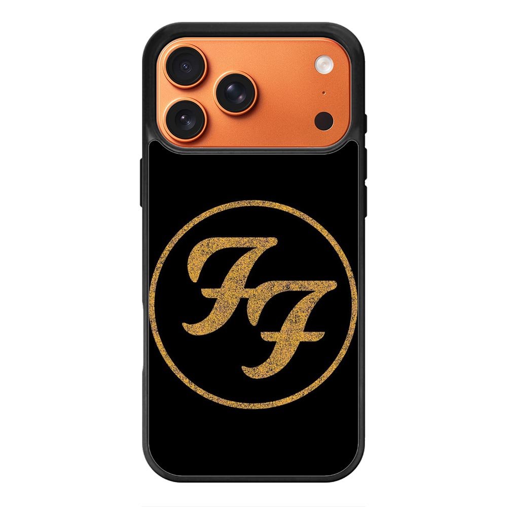 Foo Fighters Band Logo Gold iPhone 17 Pro Case