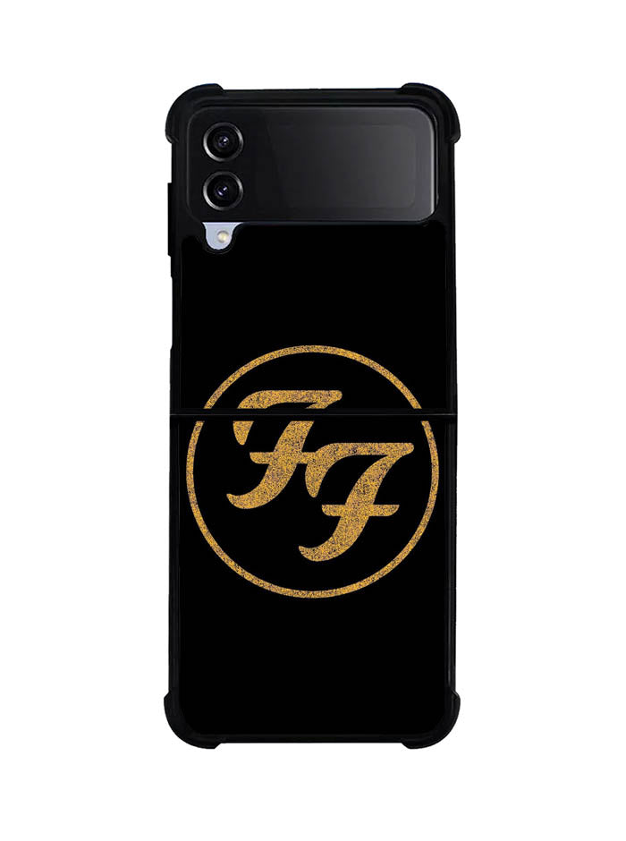 Foo Fighters Band Logo Gold Samsung Galaxy Z Flip 4 5G 2022 Case
