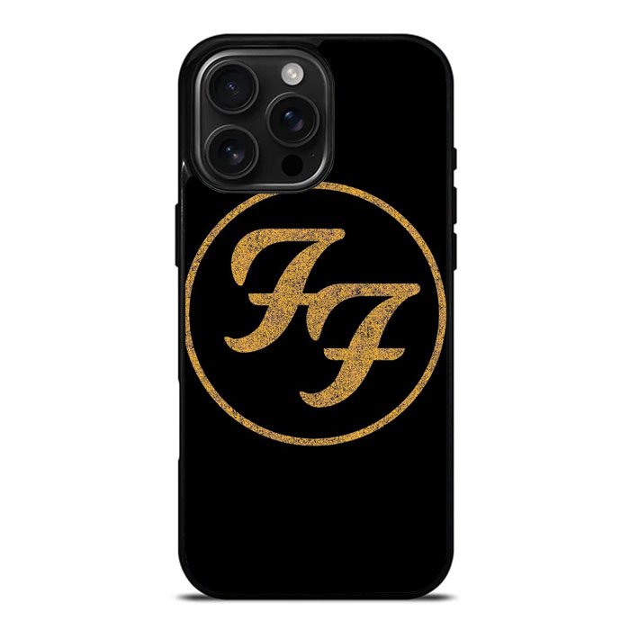 Foo Fighters Band Logo Gold iPhone 16 Pro Case DC0654
