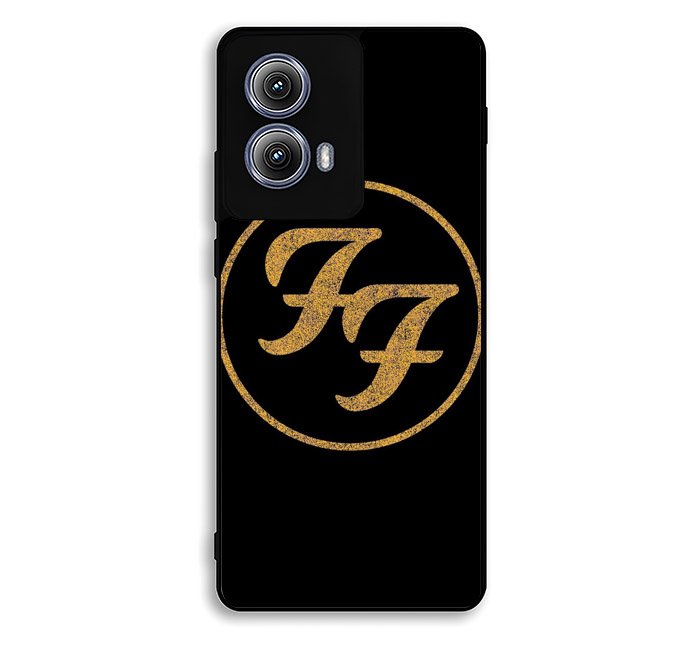 Foo Fighters Band Logo Gold Motorola Moto Edge 2024 Case DC8004