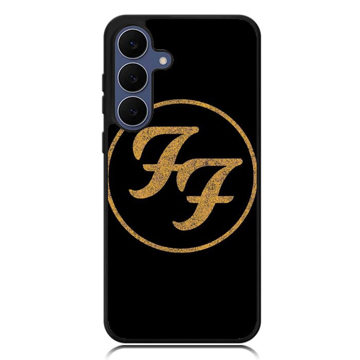 Foo Fighters Band Logo Gold Samsung Galaxy S25 Plus , Samsung Galaxy S25+ Case DC0654