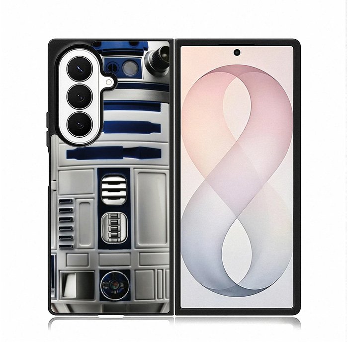 Blue R2D2 Star Wars Samsung Galaxy Z Fold 8 Ultra Case DC0200