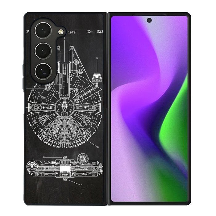Star Wars Millenium Samsung Galaxy Z Fold 6 Case
