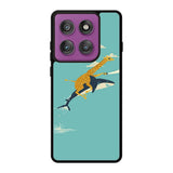 Black Friday offer Giraffe Riding Shark Motorola Moto Edge 60 Pro Case