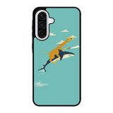 Black Friday offer Giraffe Riding Shark Samsung Galaxy A56 Case DC0677