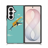 Black Friday Offer Giraffe Riding Shark Samsung Galaxy Z Fold 8 Ultra Case DC0190