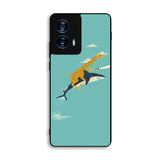 Black Friday offer Giraffe Riding Shark Motorola Moto G Power 5G 2024 Case DC0677