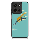 Black Friday Offer Giraffe Riding Shark Motorola Moto G Power 5G 2025 DC0190