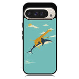 Black Friday Offer Giraffe Riding Shark Google Pixel 10 Pro XL Case DC0190